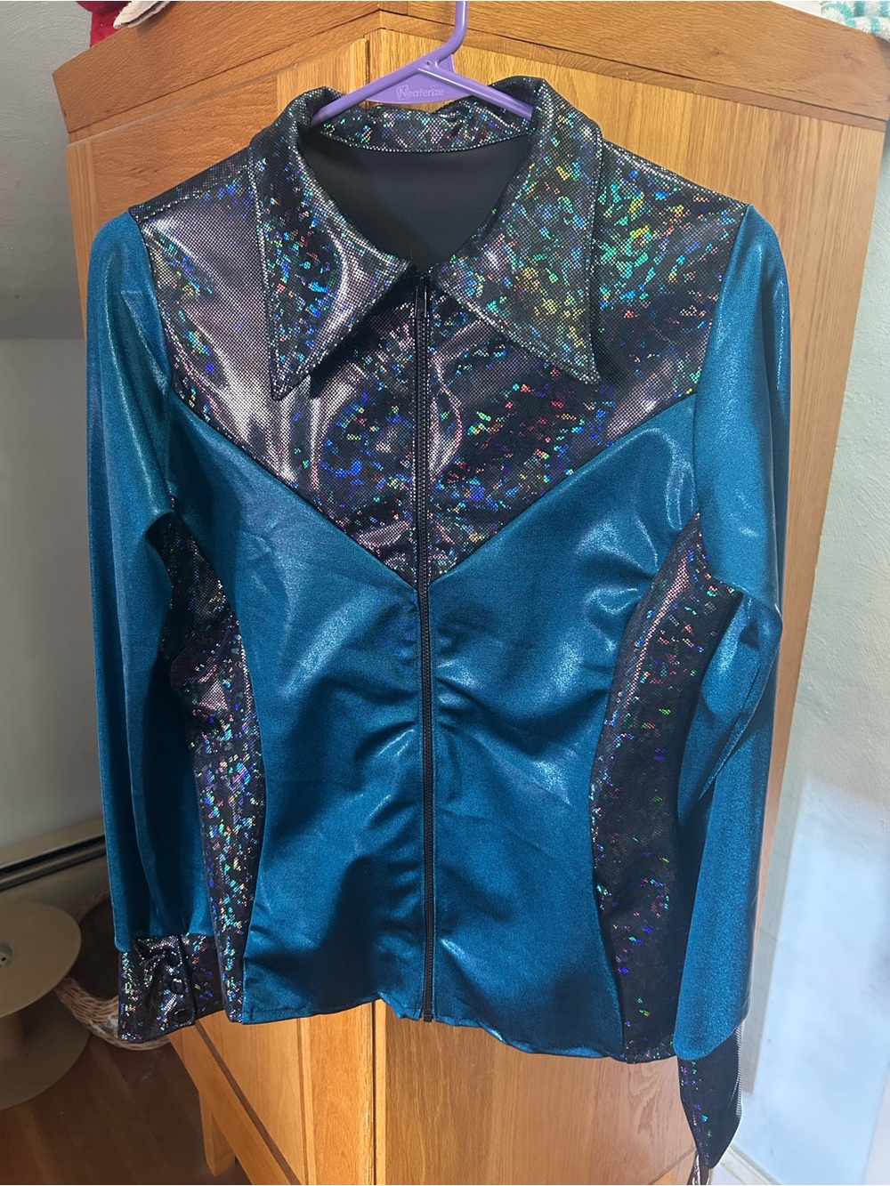 Riverside western show shirt 2 tone